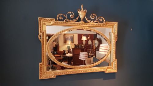 Superb Early Victorian Timber Gilt Mirror