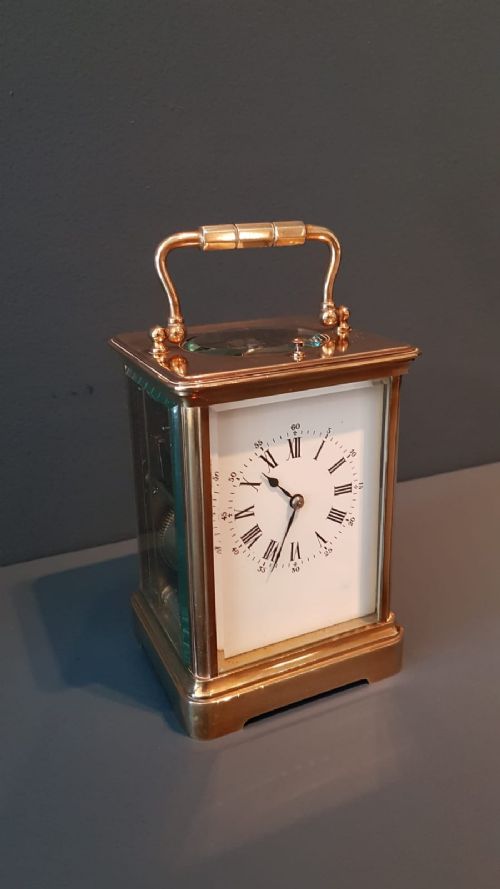 Victorian Striking Carriage Clock with Case