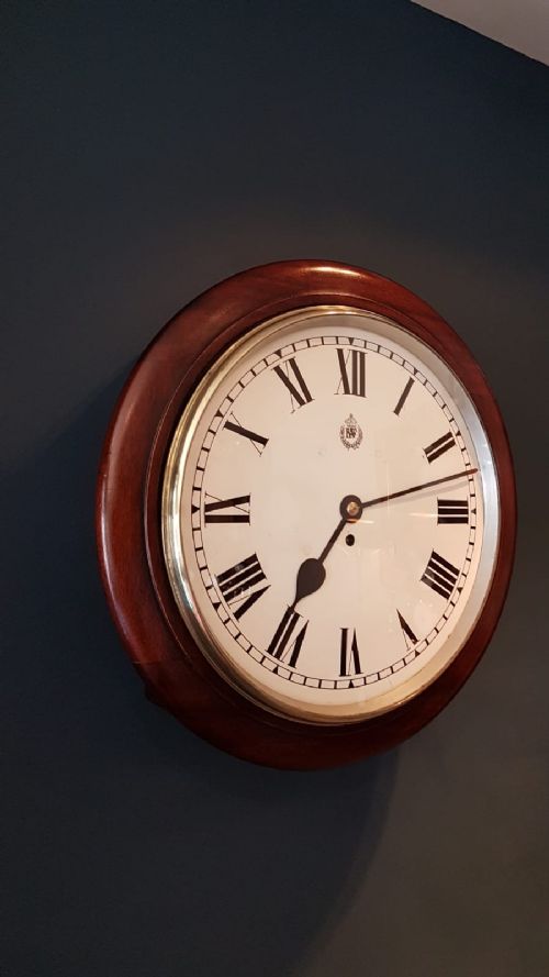 Antique Raf Fusee Dial Clock by Elliott