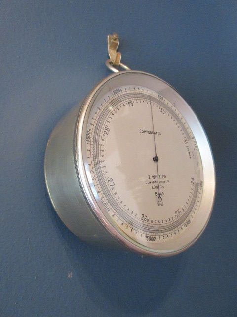 Antique Campaign Style London Marine Barometer