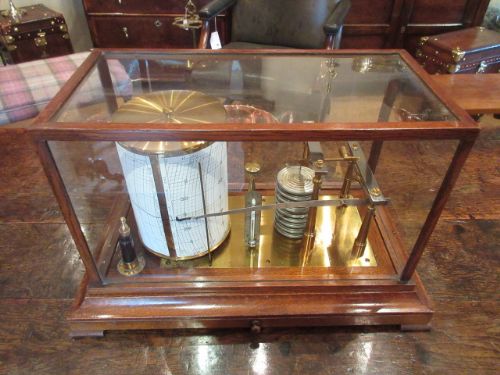 Rare Large Antique 'Micro' Barograph