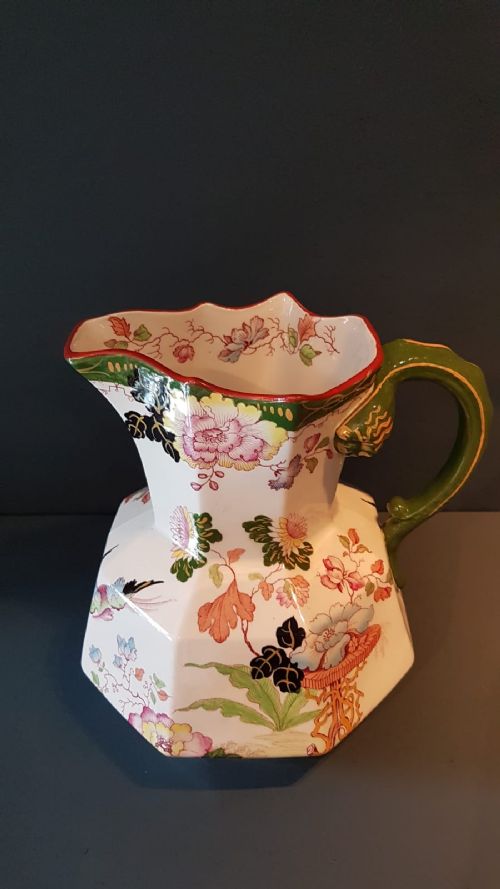 Impressive Antique Masons Ironstone Jug