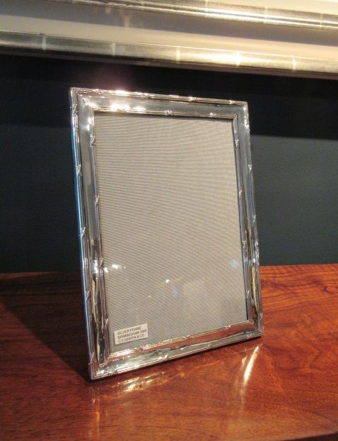 Large Edwardian Period Silver Photo Frame