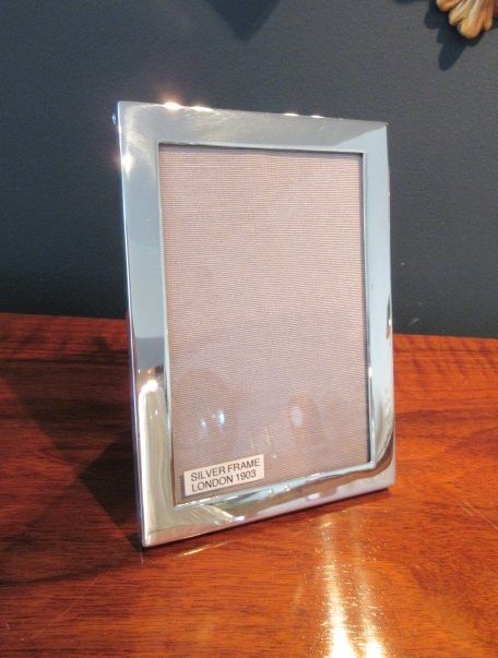 Antique Solid Silver Photo Frame