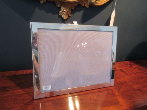 Large Antique Solid Silver Photo Frame