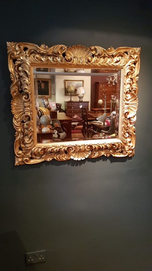 Superb Victorian Timber Gilt Mirror