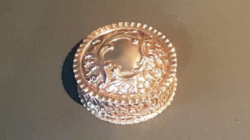 Victorian Silver Embossed Trinket Box