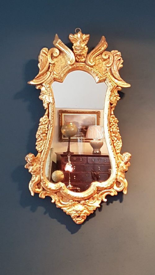 Victorian Timber Gilt Mirror