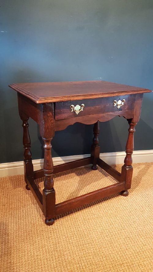 George II Oak Side Table