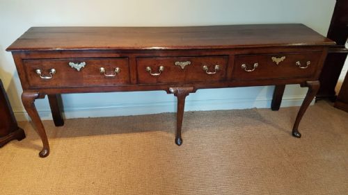 Superb Original George II Oak Country House Dresser