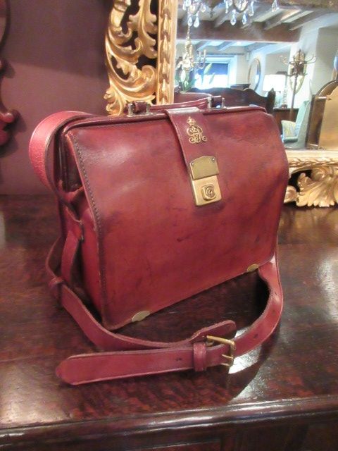 George V Period Leather Ministerial Briefcase