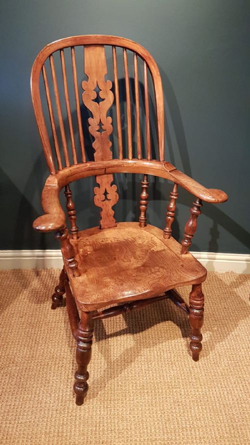 Burr Elm Seat Windsor Chair