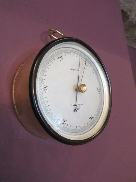 Antique Hughes of London Marine Barometer