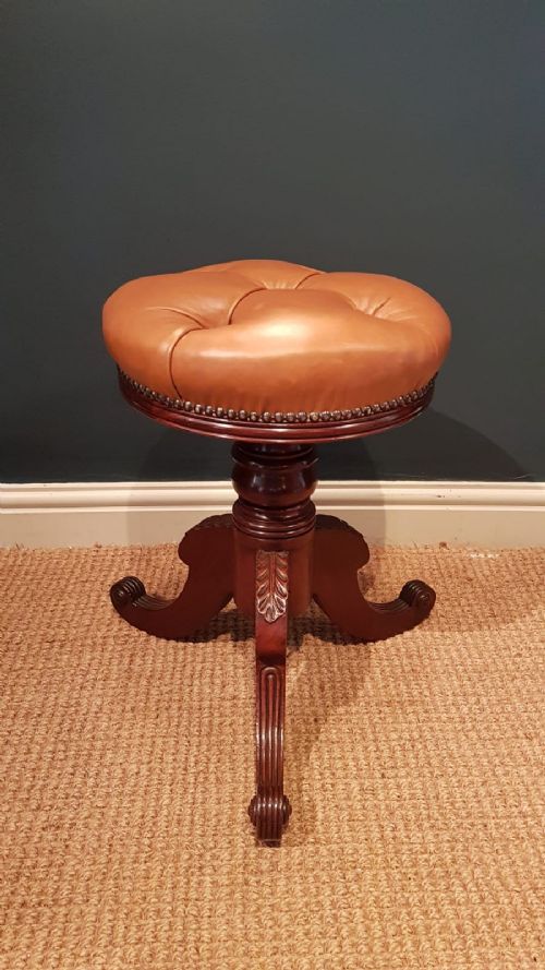William IV Mahogany Stool
