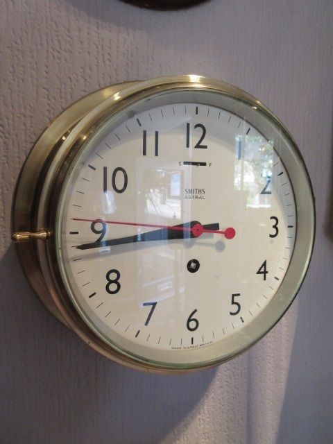 1930'S Smith's Astral Ship's Wall Clock