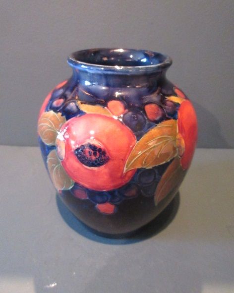 Moorcroft Seeded Pomegranate Shaped Vase