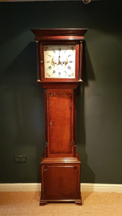 Fine Quality George III Oak 8 Day Longcase Clock