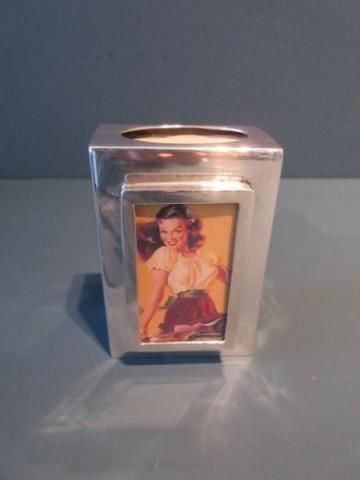Victorian Silver Matchbox Holder & Photo Frame