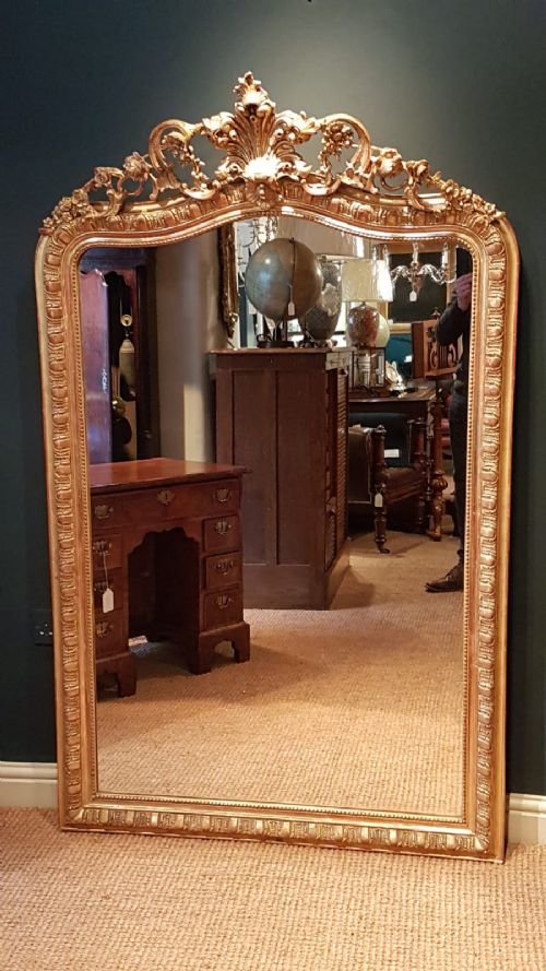Superb Victorian Timber Gilt Mirror