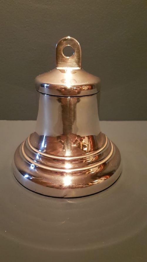 Large Edwardian Silver Bell Ink Well