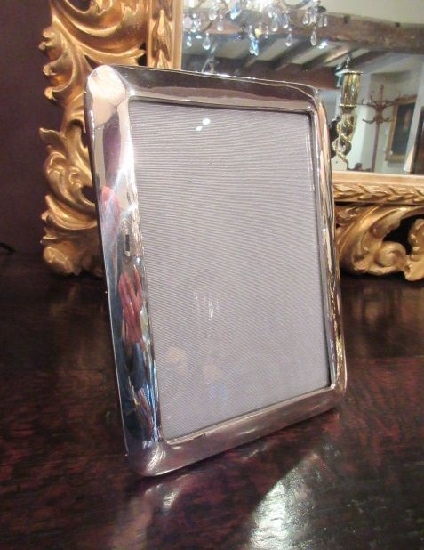 Large George V Period Silver Photo Frame