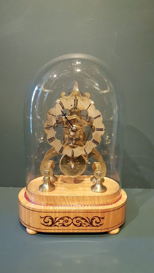 Victorian 8 Day Single Fusse Skeleton Clock