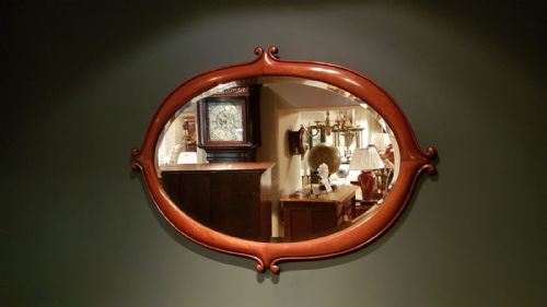 Victorian Moulded Mahogany Framed Mirror