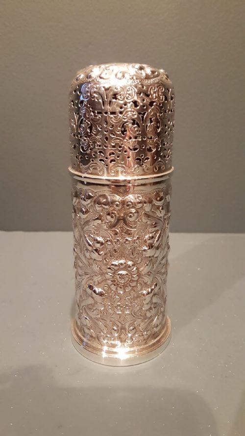 Fine Quality Victorian Silver Sugar Castor