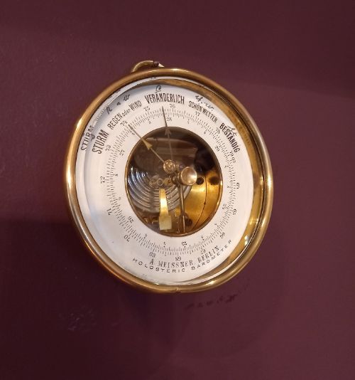 19th Century Berlin Holosteric Marine Barometer