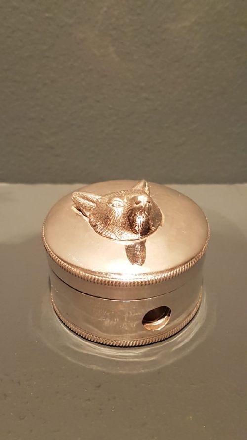 George V Silver Fox Head Pencil Sharpener
