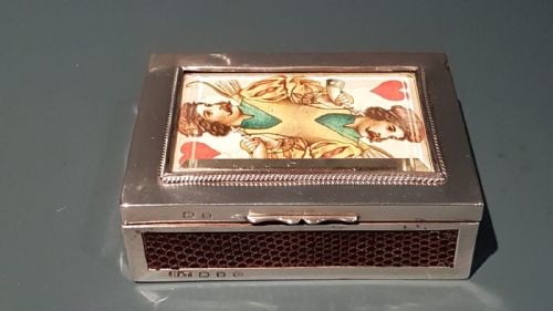 Fine Quality Victorian Silver Card Box