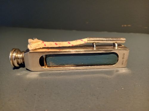 Edwardian Antique Silver Wax Seal & Holder