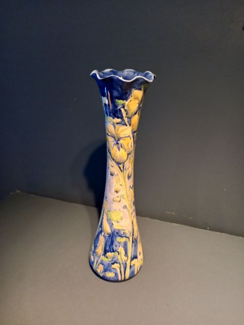 Antique Mcintyre Moorcroft Voilet Pattern Vase