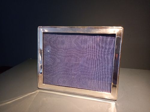 Larger Antique Chester Silver Photo Frame
