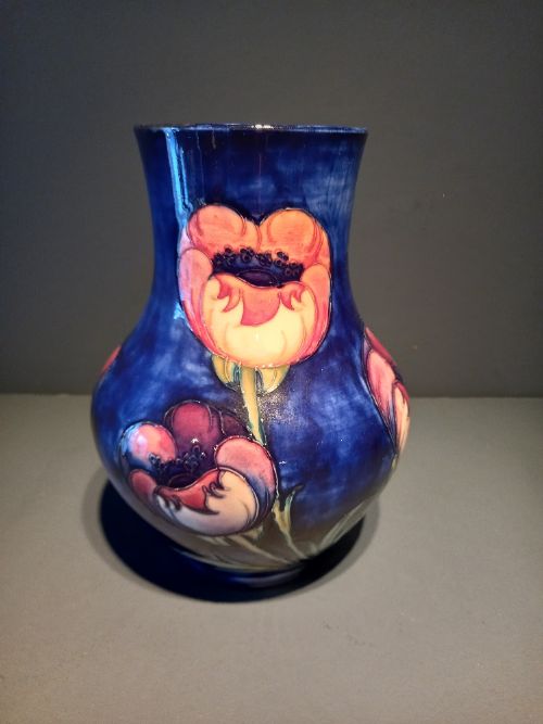 Antique Moorcroft 'Big Poppy' Vase