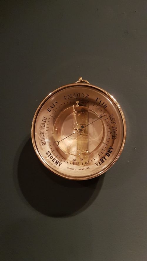 Rare 19th Century Eugene Bourdon Metallic Barometer