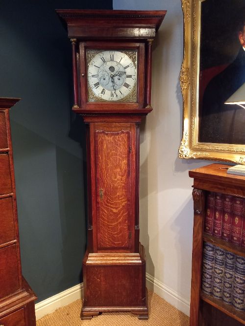 Mid Georgian Period Burton of Kendal Longcase Clock