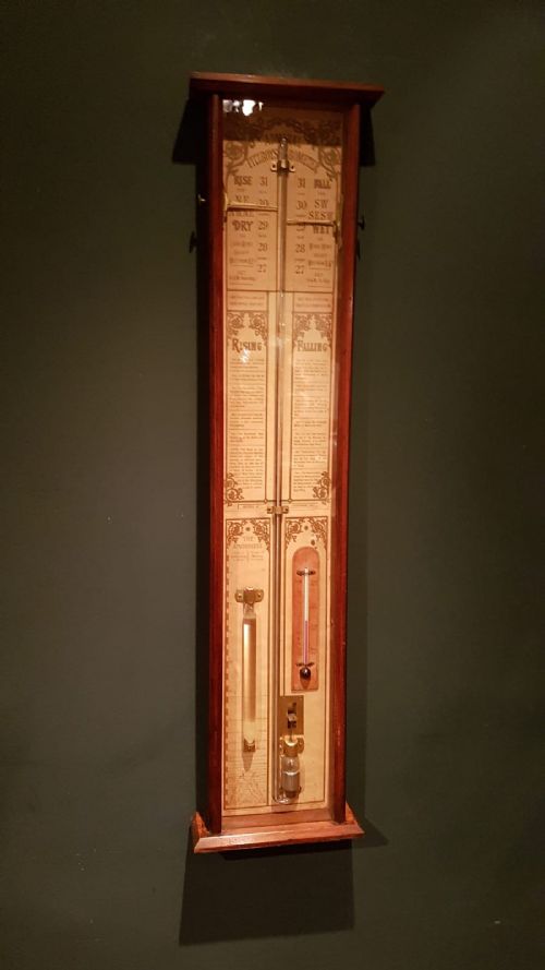 Edwardian Mahogany Cased Fitzroy Barometer