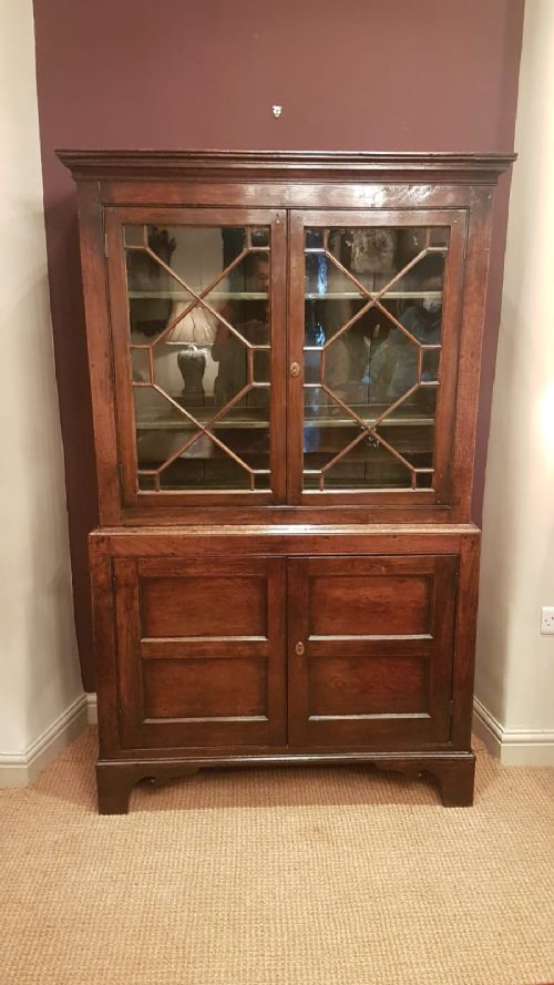 George III Oak Bread and Cheese Cupboard