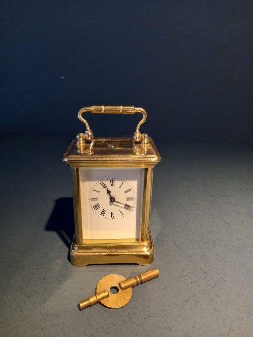 Antique Miniature Paris Made Carriage Clock