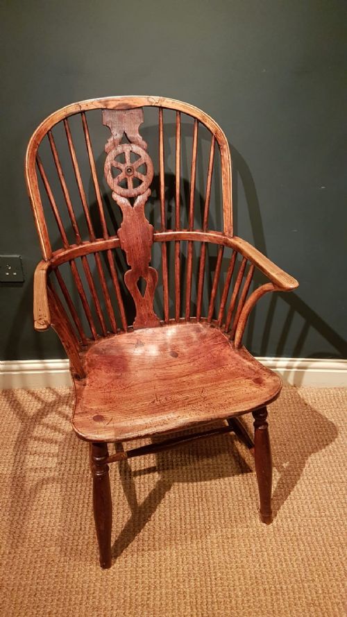 Antique Ash and Elm Windsor Chair