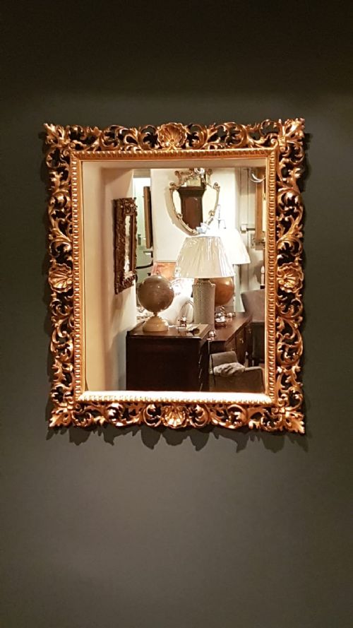 Victorian Timber Gilt Florentine Mirror