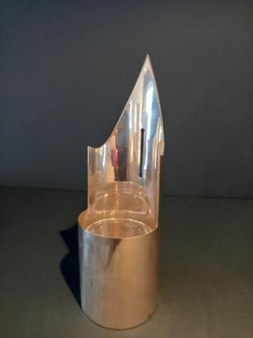 Fine George V Period Silver Pen Nib Ink Stand
