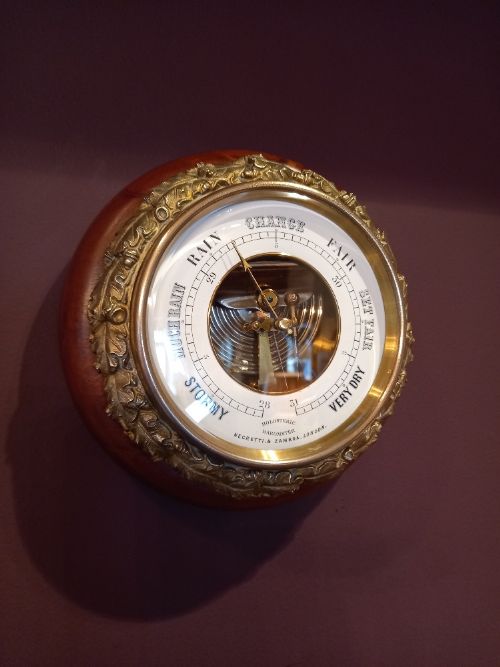 Superb Antique Skeletonised Negretti & Zambra Marine Barometer