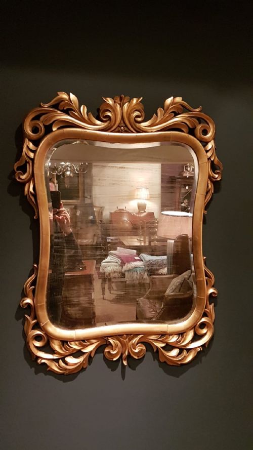 Early Victorian Timber Gilt Mirror