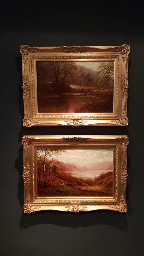 Pair Victorian of William Mellor Oil Paintings