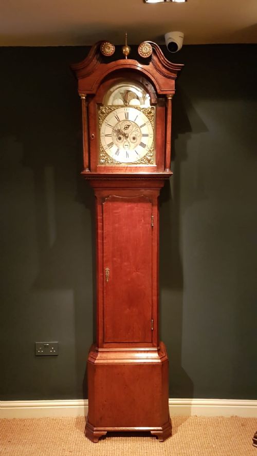 George III Walnut Cartmel 8 Day Longcase Clock