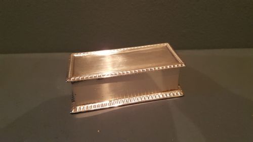 Victorian Chester Silver Stamp Box