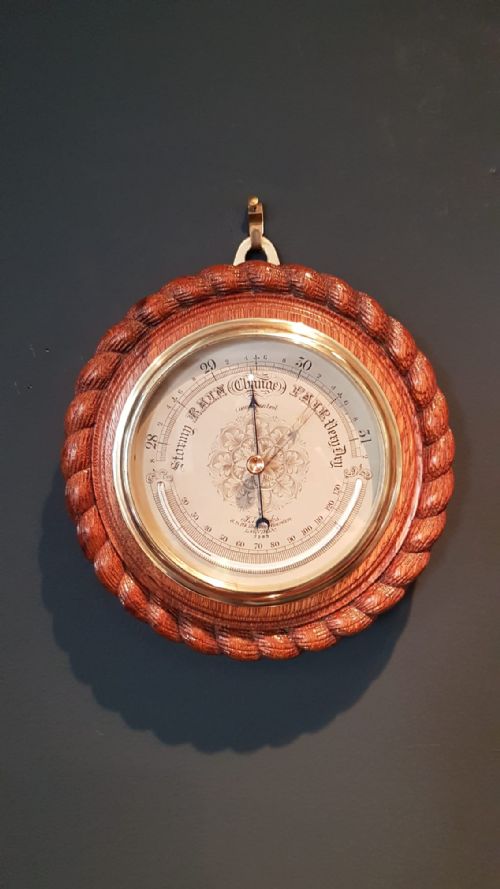 Superb Victorian Aneroid Barometer by Hicks, London