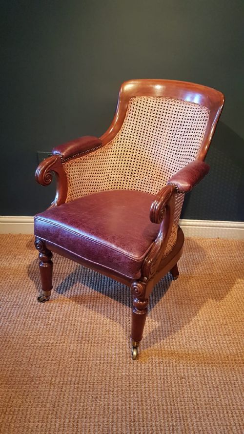 Outstanding Quality Regency Bergere Chair